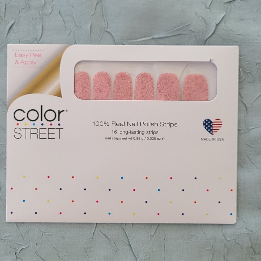 Color Street nail strips Positively Pink